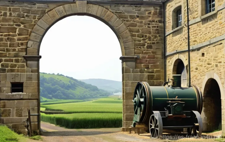 프랑스 산업혁명과 경제 변화 - **Prompt:** A serene, sunlit rural cottage interior in 18th-century France, depicting a peasant fami...